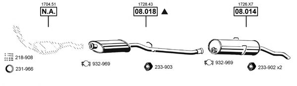Exhaust System PE083065
