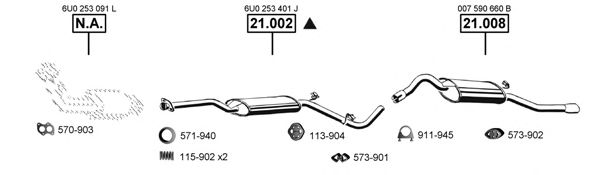 Exhaust System SK210820