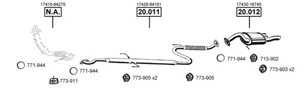 Exhaust System TO202320