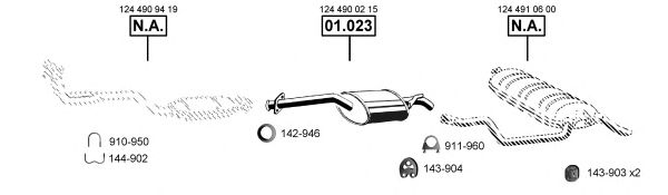 Exhaust System ME011685
