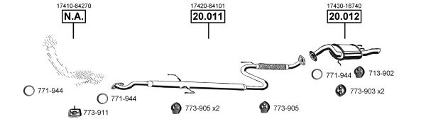 Exhaust System TO202100