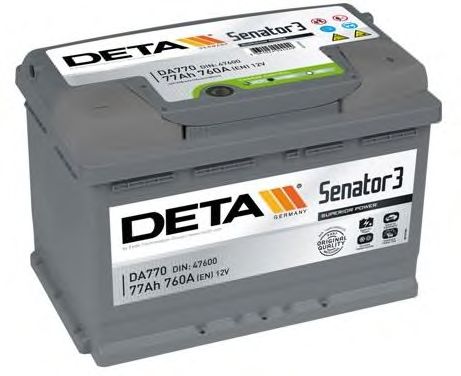 Starterbatteri; Starterbatteri DA770