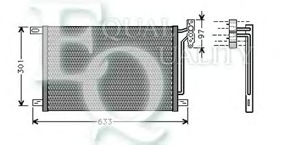Condensator, airconditioning CO0019