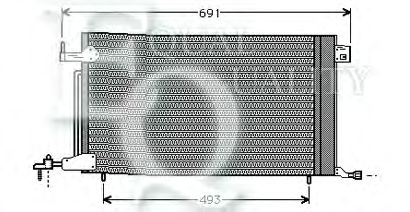 Condensator, airconditioning CO0035