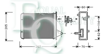 Heat Exchanger, interior heating RR0056