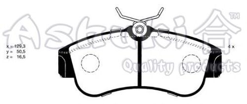 Brake Pad Set, disc brake N009-30