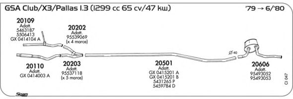 Exhaust System CI047