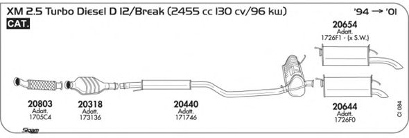 Exhaust System CI084