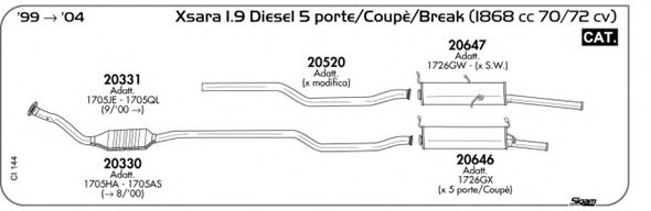 Exhaust System CI144