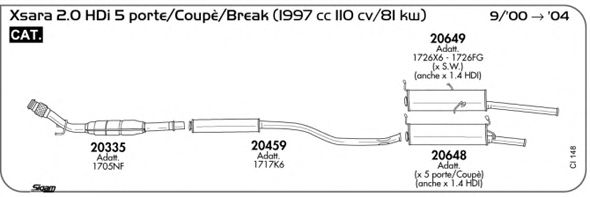 Exhaust System CI148