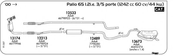 Exhaust System FI307