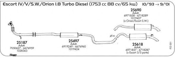 Exhaust System FO051