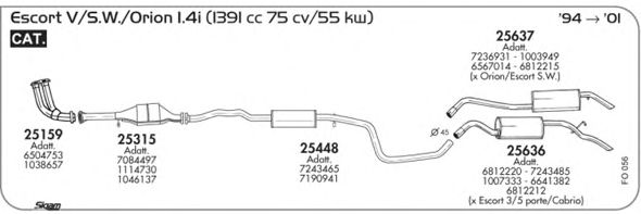 Exhaust System FO056