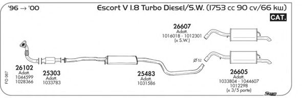 Exhaust System FO067