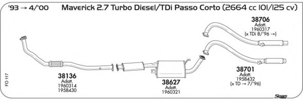 Exhaust System FO117