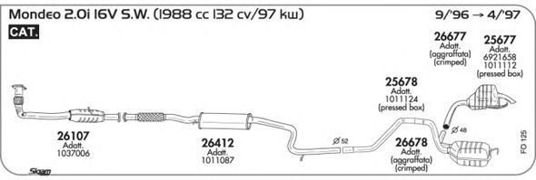 Exhaust System FO125