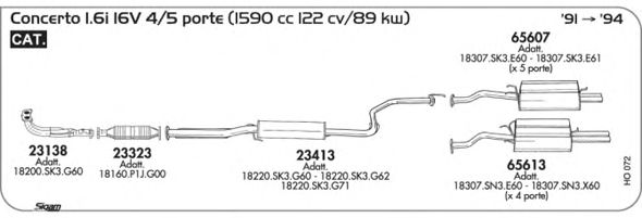 Exhaust System HO072
