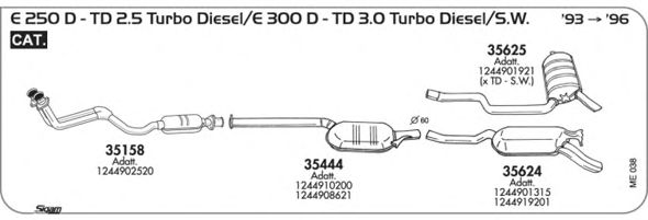 Exhaust System ME038