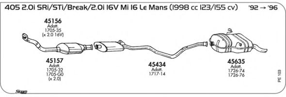 Exhaust System PE103