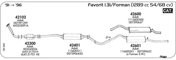 Exhaust System SK004