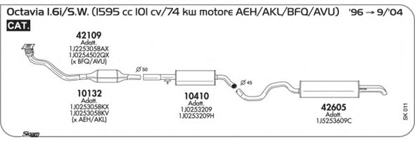 Exhaust System SK011