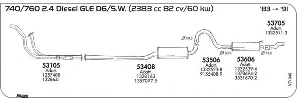 Exhaust System VO049