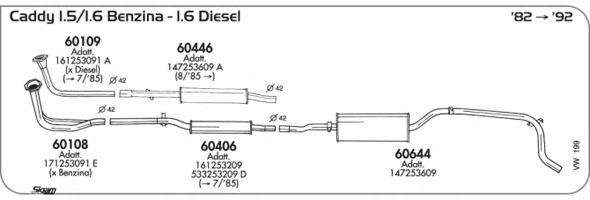 Exhaust System VW199