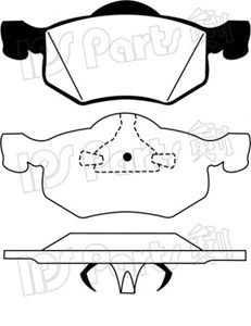 Brake Pad Set, disc brake IBD-1322