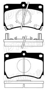 Brake Pad Set, disc brake IBD-1326