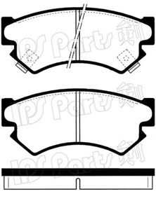 Brake Pad Set, disc brake IBD-1707
