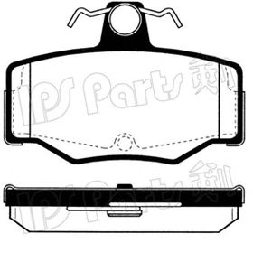 Brake Pad Set, disc brake IBR-1015