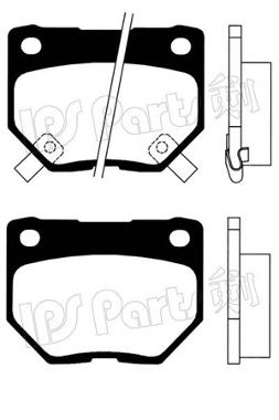 Brake Pad Set, disc brake IBR-1129