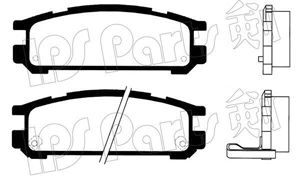 Brake Pad Set, disc brake IBR-1701