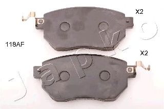 Brake Pad Set, disc brake 50118