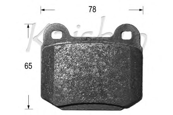 Brake Pad Set, disc brake D10125