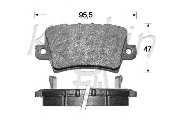 Brake Pad Set, disc brake FK5150