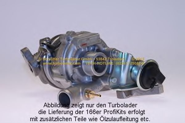 Turbocompressor, sobrealimentação 166-00485