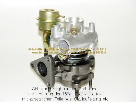 Turbocompressor, sobrealimentação 166-00500