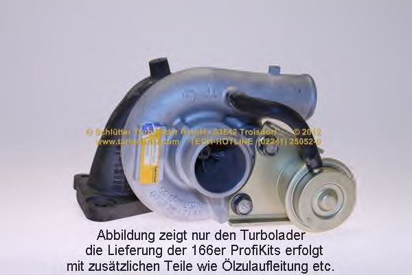 Turbocompressor, sobrealimentação 166-01085