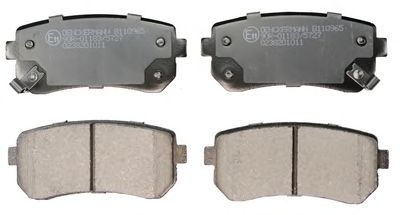 Brake Pad Set, disc brake B110965