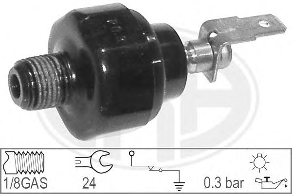 Interruptor de control de la presión de aceite 330015