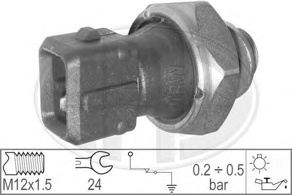 Interruptor de control de la presión de aceite 330356