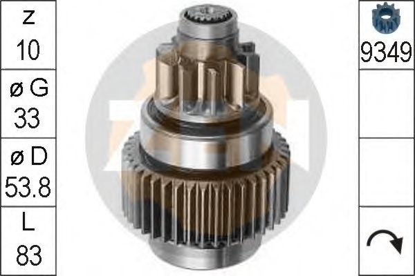 Freewheel Gear, starter ZN0816