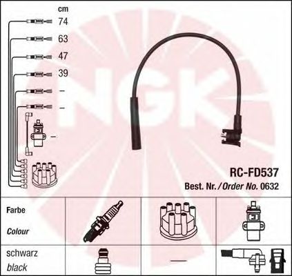 Ignition Cable Kit 0632