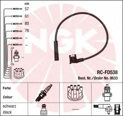 Ignition Cable Kit 0633