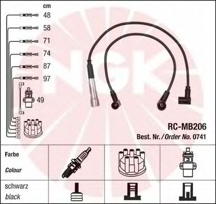 Ignition Cable Kit 0741