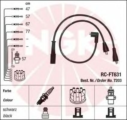 Ignition Cable Kit 7203