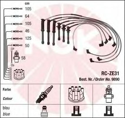 Ignition Cable Kit 9890