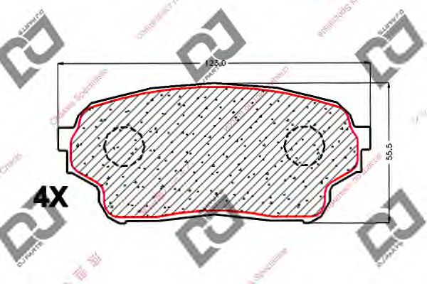 Brake Pad Set, disc brake BP1849