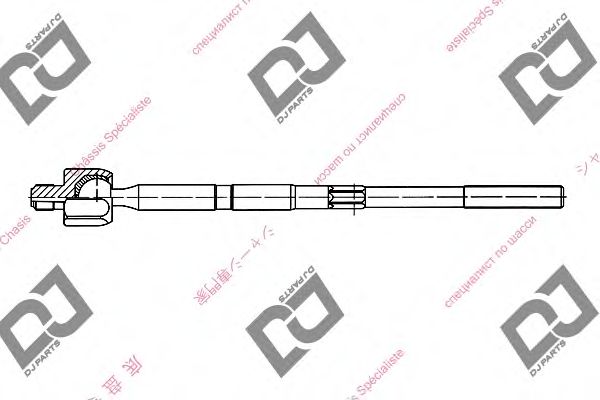 Articulação axial, barra de acoplamento DR1126